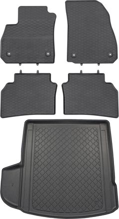 OEM Opel Insignia B Kombi Desde 07.2017 Set - Alfombrillas De Goma Para Coche + Alfombrilla Para Maletero