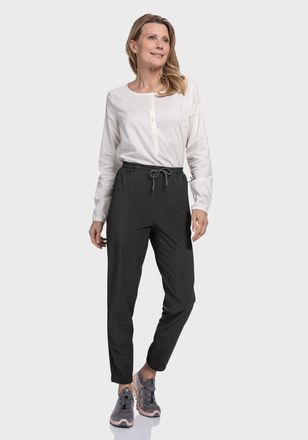 Sch&ouml;ffel Outdoorhose SCH&Ouml;FFEL Pants Vienna L, Damen, Gr. 34, Normalgr&ouml;ssen, schwarz (9990, schwarz), Oberstoff: 87% Polyester, 13% Elasthan, Hosen Outdoorhose