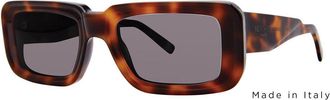 Vera Wang Lutz Tortoise Womens Sunglasses Tortoiseshell Size 52 - Free RX Lenses - Free RX Lenses