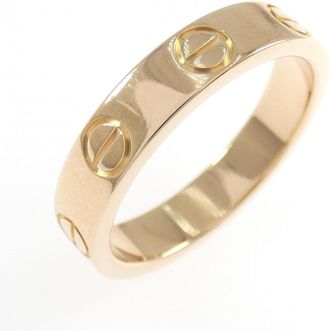 Cartier Love Pink Gold (18K) Band Ring (Pre-Owned)
