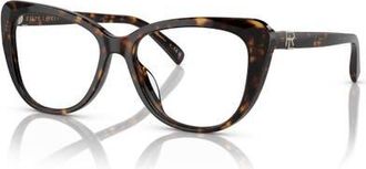 Ralph Lauren 52mm Cat Eye optical glasses in Tortoise at Nordstrom