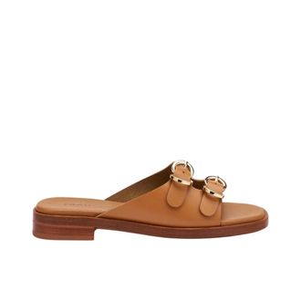 Frau Sliders, female, Brown, Size: 11 US Frau Sandals