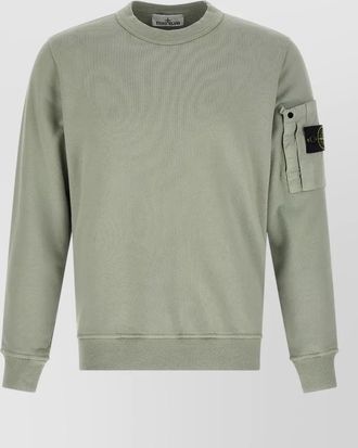 Stone Island crew neck sweatshirt long sleeves