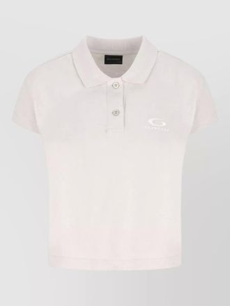 Balenciaga cotton polo shirt short sleeve design
