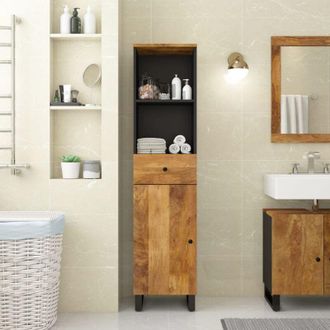 vidaXL Furniture Limited - Mueble De Ba&ntilde;o Madera Maciza De Mango