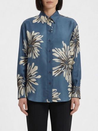 Brunello Cucinelli Camicia di seta stampata Brunello Cucinelli