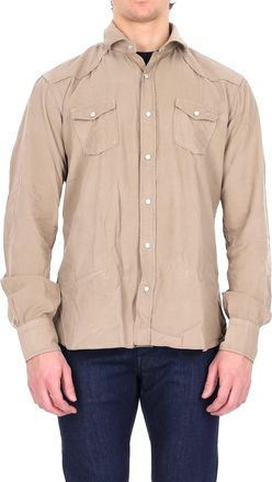 Barba Duemila Righe Texan Velvet Shirt