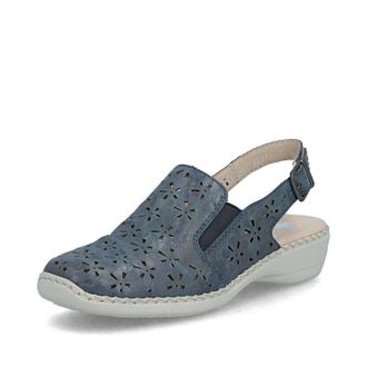 Rieker Womens Slingback Toe Sandal In Lake