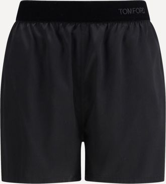 Tom Ford Shorts in raso di seta elasticizzato Woman XS