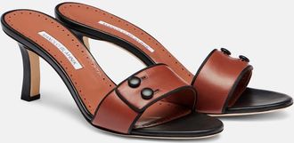 Manolo Blahnik Sandali Muluka 70 in pelle