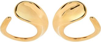 Agmes Marta Sculpted Hoop Earrings - Gold - One Size