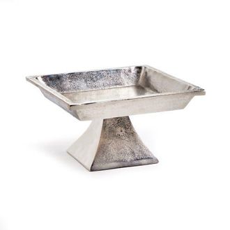 Napa Home & Garden Gatlin Decorative Pedestal in Silver at Nordstrom, Size Small