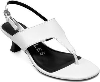 Aerosoles Kora Slingback Sandal in Bright White Fx Nappa at Nordstrom, Size 9.5