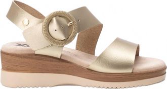 Xti Womens Wedge Sandals In Gold