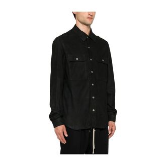 Rick Owens Outershirt - male - Rick Owens - Light Jackets - Black - XL - Jackets