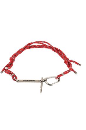 Dsquared2 Red Solid Rope Belt