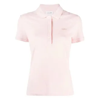 Lacoste Polo Shirts, female, Pink, Size: 2XS L.12.D Slim Fit Stretch Mini Piqu&eacute; Polo