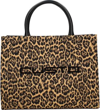 Custo Barcelona Vardor-S-Leopard - Dames - Shoppers - Veelkleurig - ONE Size - Polyester - Tassen