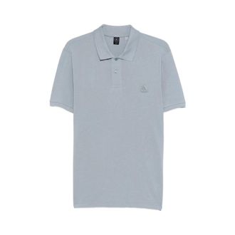 Moose Knuckles Polo Shirts, male, Blue, Size: S Sweater Moose Knuckles