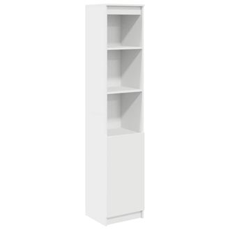 vidaXL Credenza Bianca 37,5x35x180 Cm In Legno Multistrato - Vidaxl