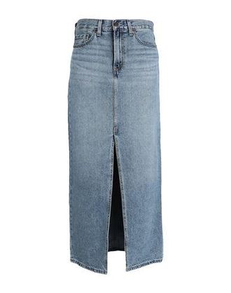 Levi's ANKLE COLUMN SKIRT MED INDIGO - WORN IN