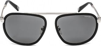 Chopard SCHC31579W Metal & Acetate Aviator Sunglasses - Silver