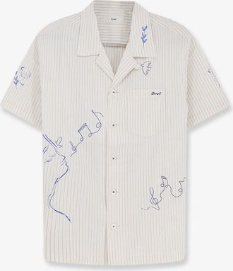 Dunst Camicia in cotone con motivo a righe - DUNST - gender_Man