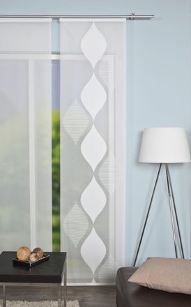 Home Wohnideen Schiebegardine »GENDRY« Paneelwagen 1 Stk. tlg. HxB: 245x60, Schiebevorhang Effektvoile Scherli