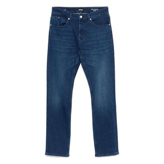HUGO BOSS Heren, Jeans, Blauw, Maat: W32 Katoen