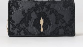 Christian Louboutin Bettina Embroidered Lace Mini Bag with Chain Strap