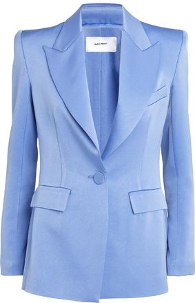 Alex Perry Satin Crepe Blazer Periwinkle Size S