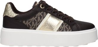 Michael Kors Sneakers Romey Damess Stof Bruin