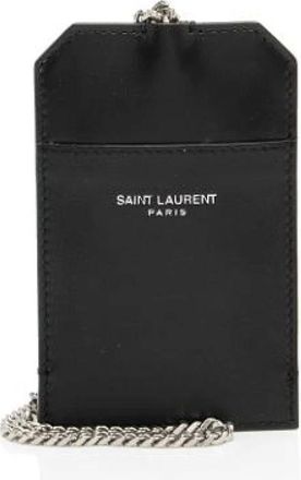 Saint Laurent Pre-owned Wallets, female, Black, Size: ONE SIZE Pre-owned Leather wallets
