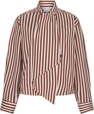 Dante6 Ivez Strik Blouse - Dames - Blouses & Shirts - Veelkleurig - Maat: S Katoen