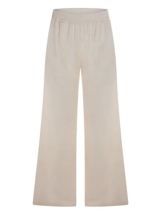 Fabiana Filippi elasticated trousers - women - Wool/Silk/Cashmere/Alpaca/Polyester - 42 - Neutrals