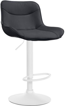 Clp Taburete De Bar Vonore En Polipiel Negro Blanco