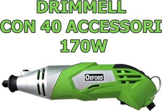 Trade Shop Trade Shop - Mini Amoladora Taladro De Precisi&oacute;n Drimmel 170w 40 Accesorios