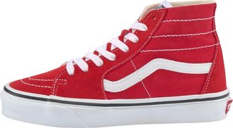 Vans SK8 HI VN0A4U16JV61 Sneakers Mens Red White Canvas Skate Shoes RHS9068