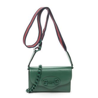 Gucci Mini Web Monochrome Horsebit 1955 schoudertas
