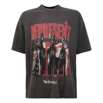 Represent T-Shirts, male, Gray, Size: 2XL Dream On Tour T-Shirt