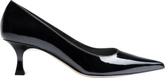Parall&egrave;le Rosa - Dames - Pumps - Zwart - 38 1/2 EU - Leer - Schoenen