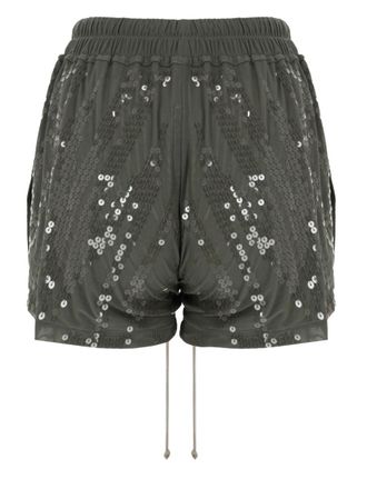Rick Owens Nylon-Elastane Boxer Shorts - Green