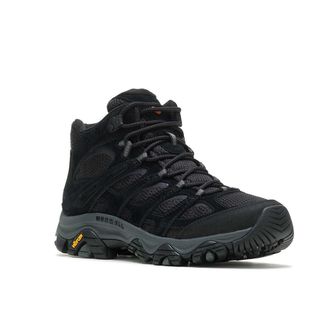 Merrell Mens Merrell Moab 3 Mid J036561 Black Lace Up Trail Performance Hiking Boots
