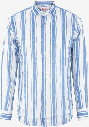 MC2 Saint Barth Lang&auml;rmeliges Hemd aus Leinen Pamplona