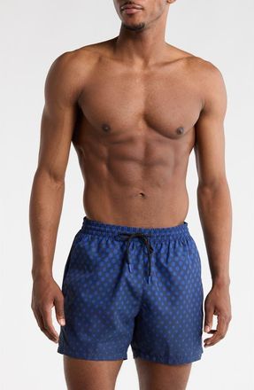 BOSS Octopus Swim Shorts in Dark Navy at Nordstrom Rack, Size Xx-Large