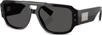 Dolce & Gabbana Dg 4482 50187 Zonnebrillen - Heren - Zonnebrillen - Zwart - 57 MM - Accessoires