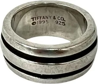 Tiffany & Co. Silver Silver 925 Band Ring (Pre-Owned)