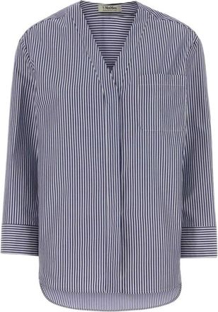 Max Mara Mujer, Blusas y Camisas, Azul, Talla: M