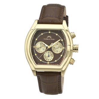 Porsamo Bleu Roman Chronograph Quartz Brown Dial Mens Watch 1293BROL