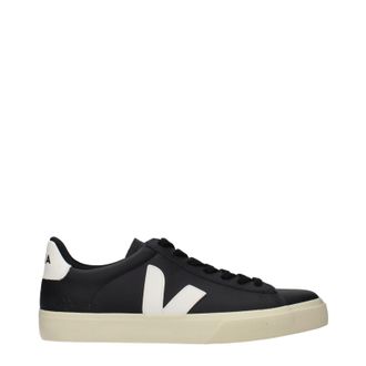 Veja Sneakers Campo Leder Herren Schwarz/Wei&szlig;